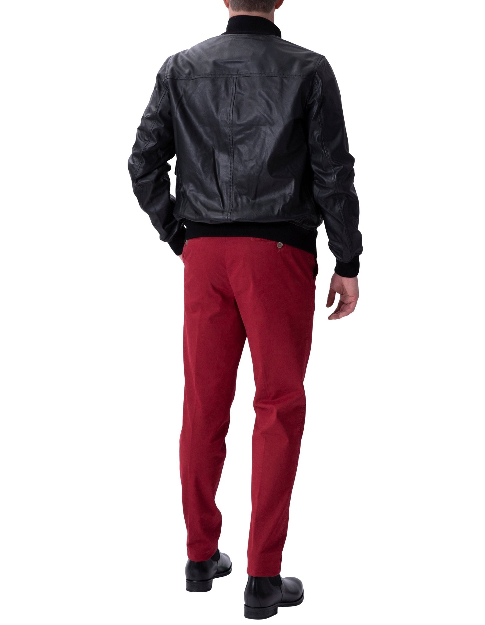 Henry Sartorial x Valstar Iconic Leather Jacket Black - Henry BucksCasual Jackets38AW201143 - BLCK - 48