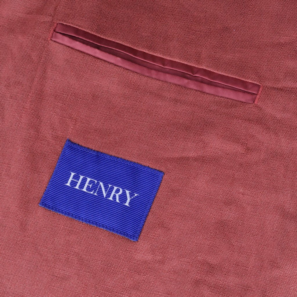 HENRY Unstructured Linen Jacket CINNAMON - Henry Bucks