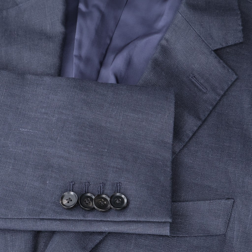 HENRY Unstructured Linen Jacket DARK NAVY - Henry Bucks