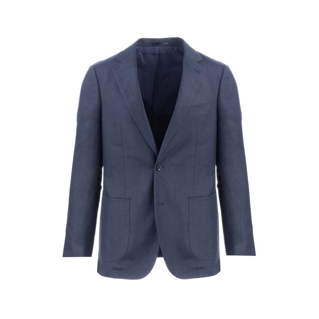 HENRY Unstructured Linen Jacket DARK NAVY - Henry Bucks