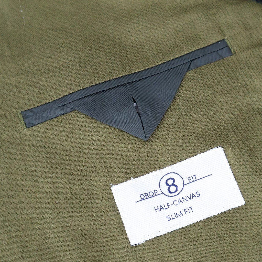 HENRY Unstructured Linen Jacket OLIVE - Henry Bucks