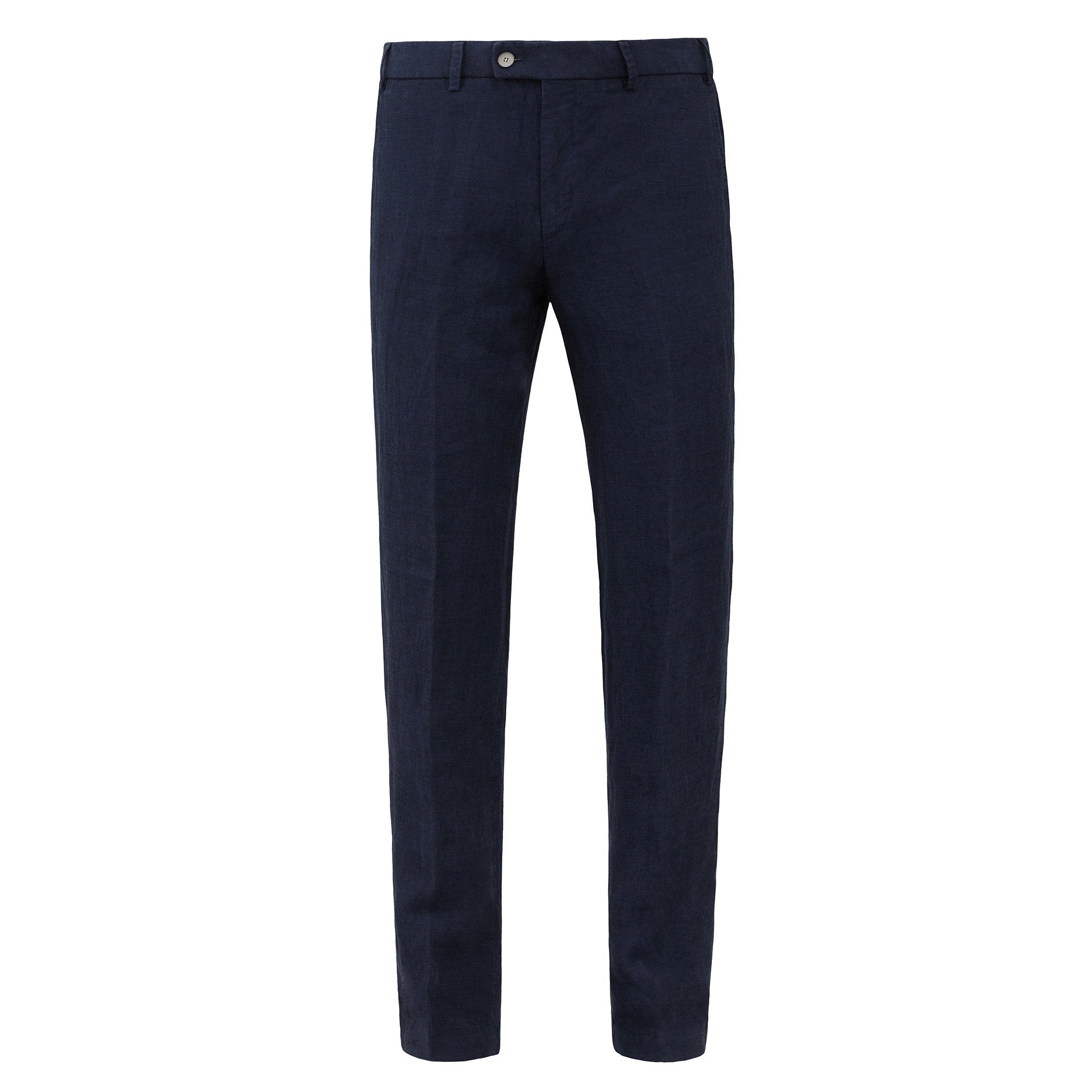 HILTL LINEN TROUSER CHINO in NAVY - Henry BucksTROUSERS34SS19011 - NAVY - 42