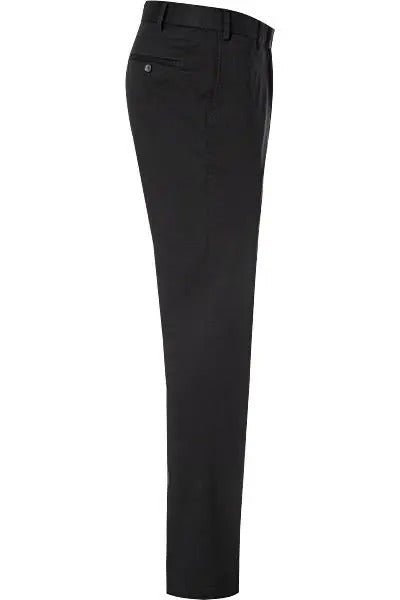 HILTL Parma Regular Fit CAS Trousers BLACK - Henry BucksChinos38AW220038 - BLCK - 50