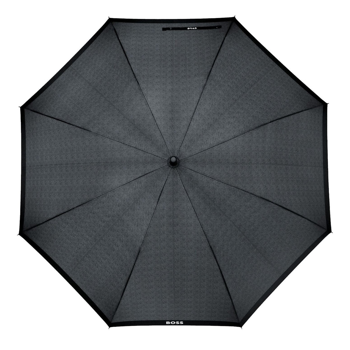 HUGO BOSS Golf Umbrella Chevron DARK GREY - Henry Bucks
