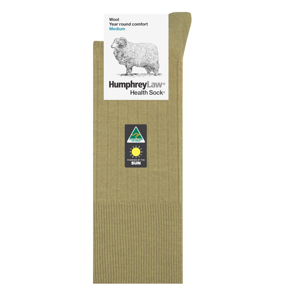 HUMPHREY LAW Wool Health Sock BLACK - Henry BucksSocks1700007 - BLCK - REG