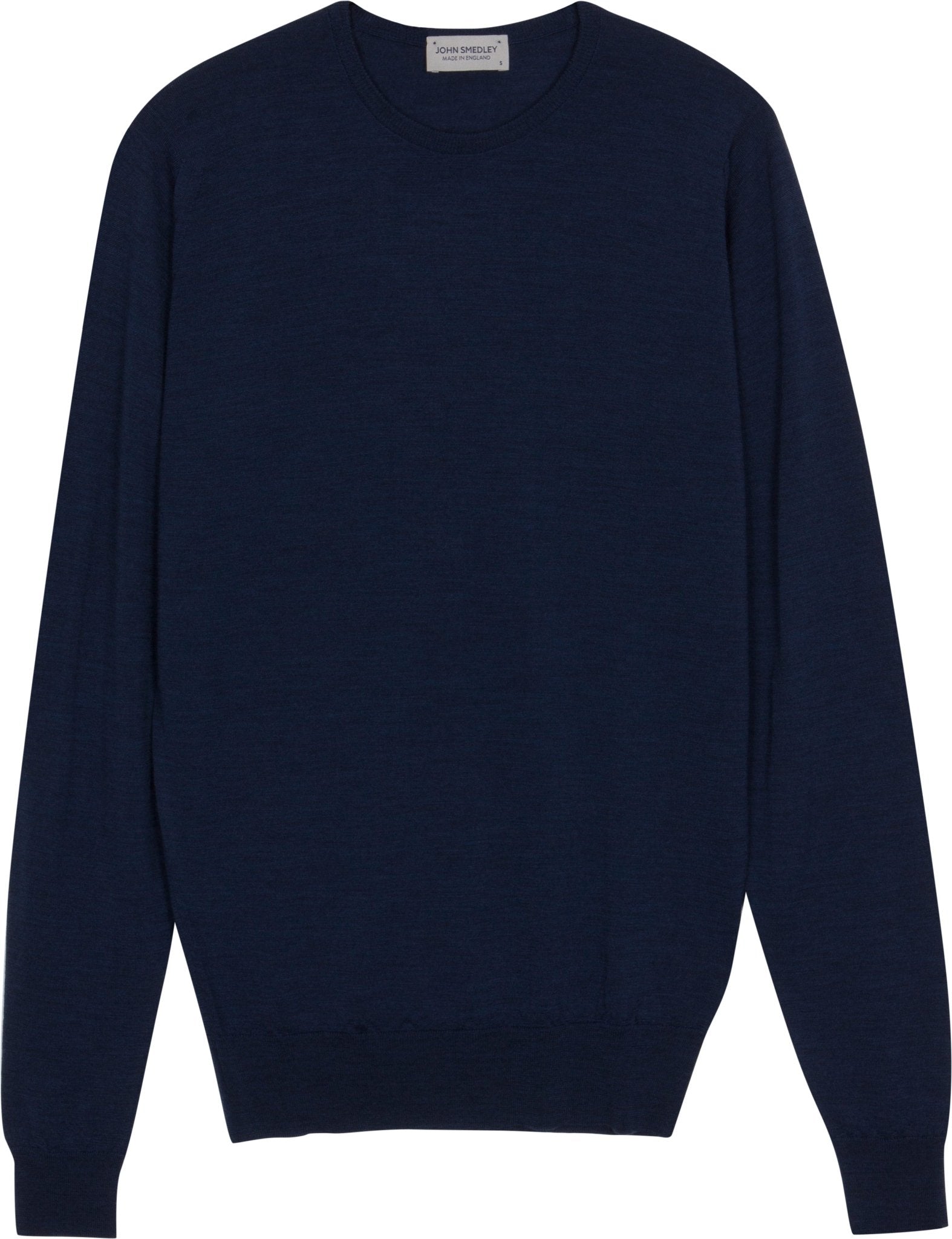 JOHN SMEDLEY 100% Merino Pullover INDIGO - Henry BucksKnitwear62AW240008 - INDI - M