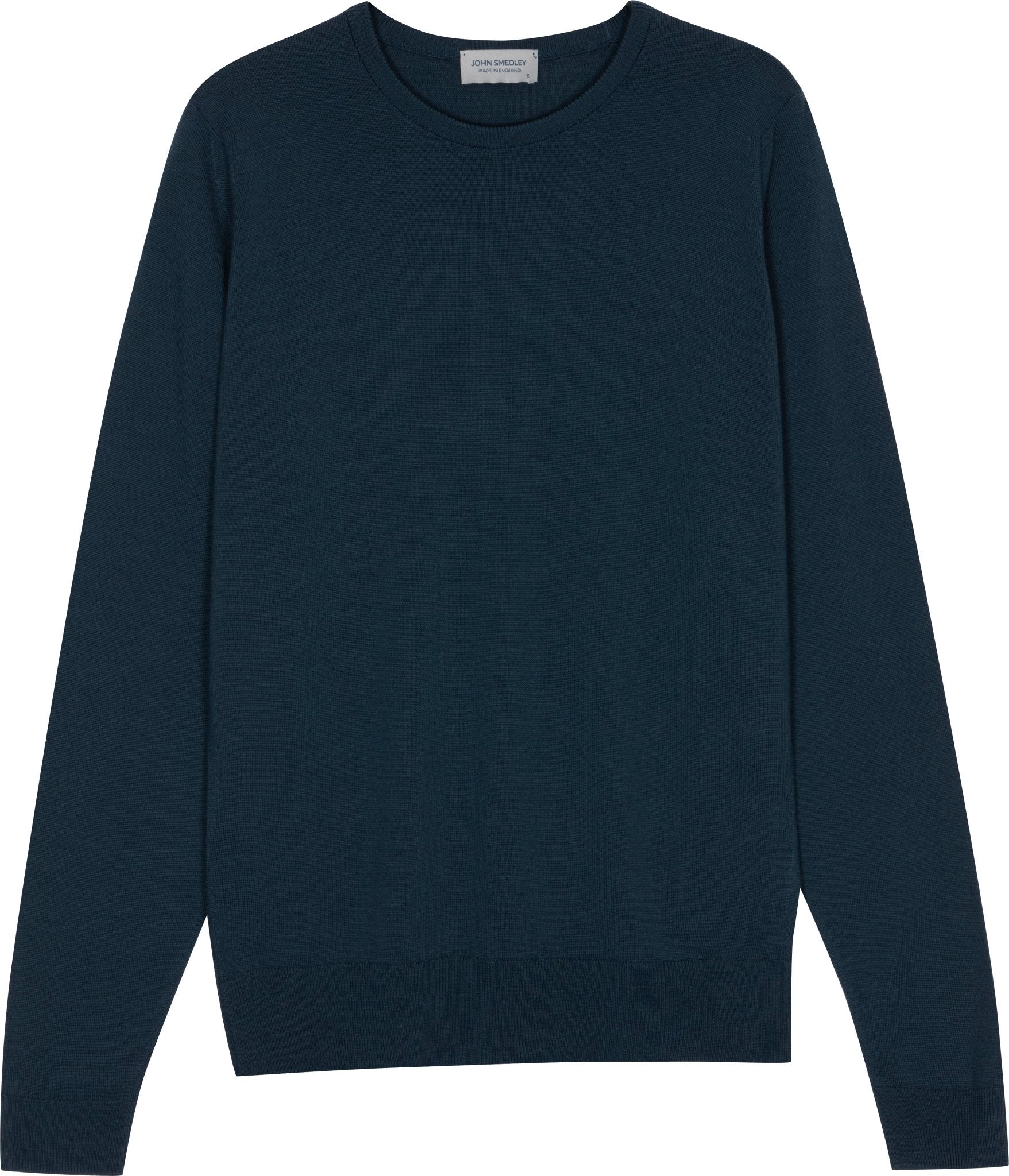 JOHN SMEDLEY Merino Pullover SMOKE BLUE - Henry BucksKnitwear62AW240016 - SMKBLU - M