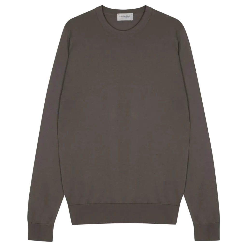 JOHN SMEDLEY Rowland Crew Neck Knit BEIGE MUSK - Henry Bucks