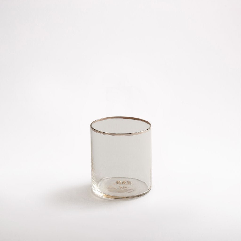 KAH - Katie - Ann Houghton Silver Rimmed Whiskey Glass - Henry Bucks