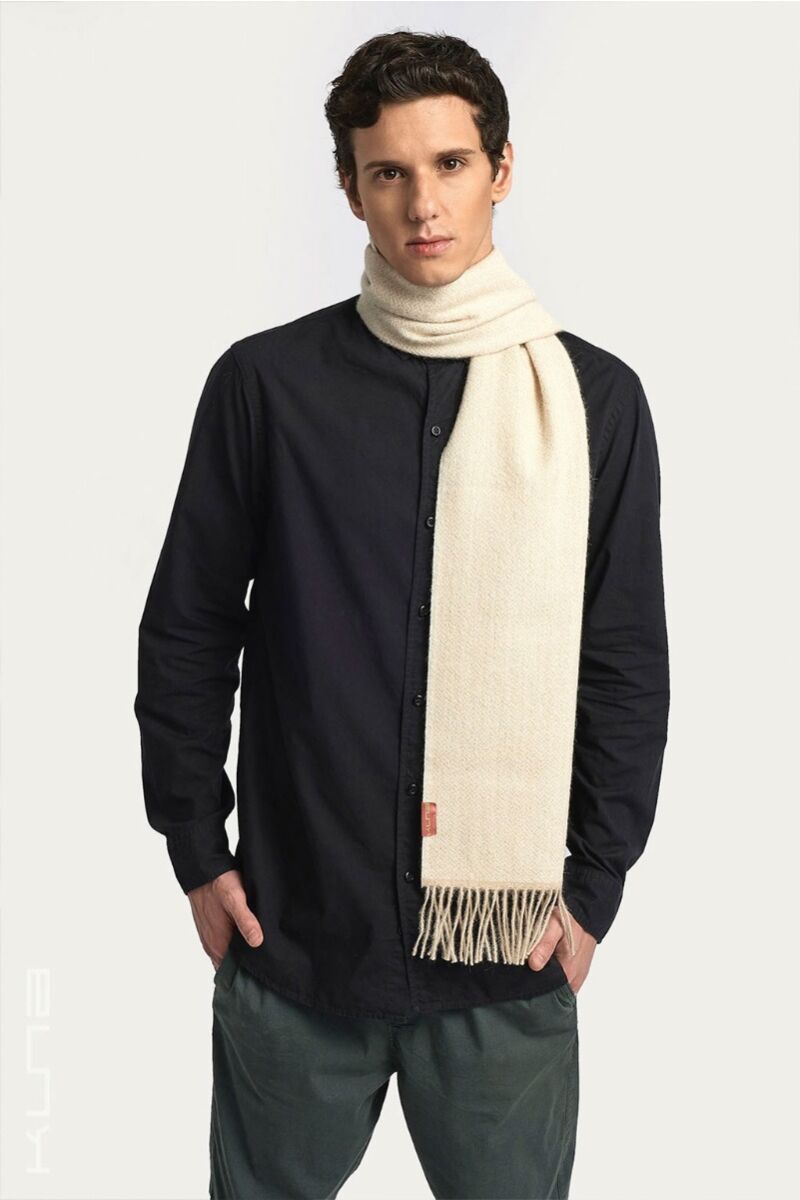 KUNA Scarves BEIGE - Henry BucksScarf68AW240107 - BEIG