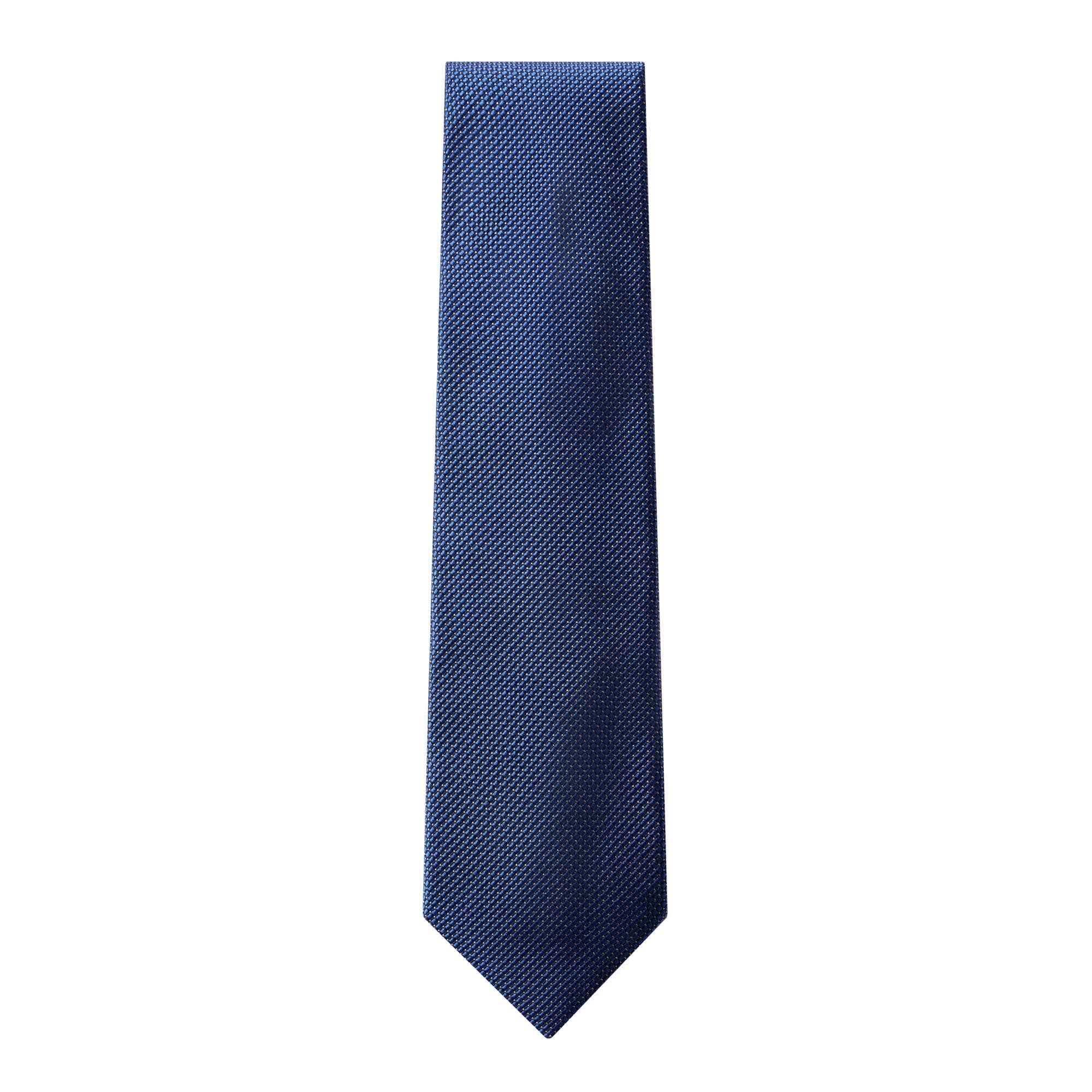 LANVIN Silk Tie NAVY - Henry BucksTies68AW240124 - NAVY