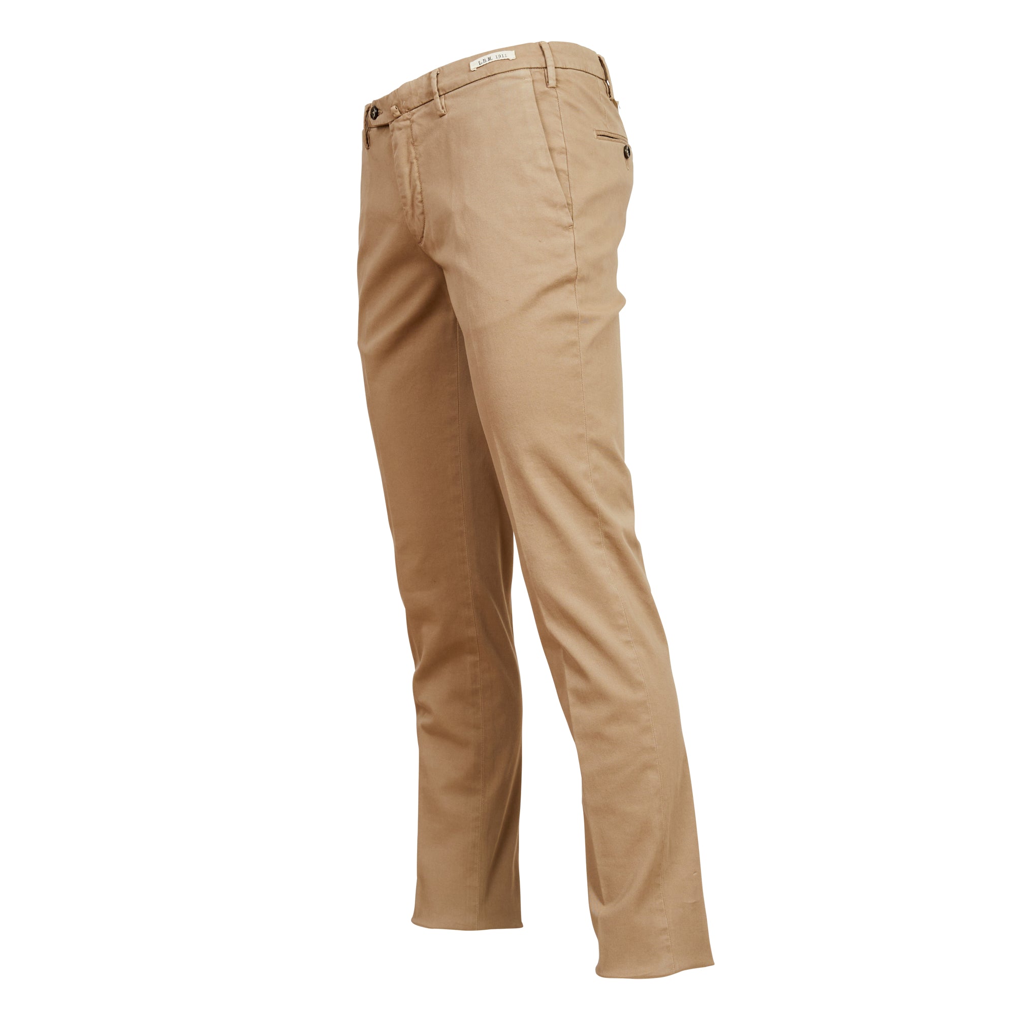 L.B.M 1911 Cotton Elastic Trouser BEIGE REG - Henry BucksChinos38AW230023 - BEIGE - R - 48