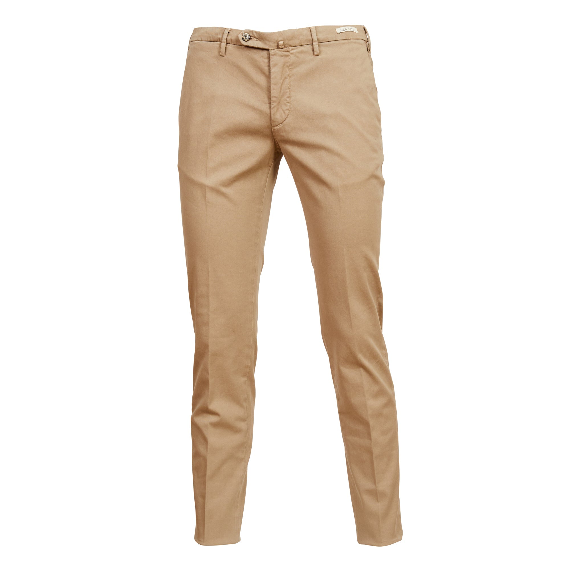 L.B.M 1911 Cotton Elastic Trouser BEIGE REG - Henry BucksChinos38AW230023 - BEIGE - R - 48