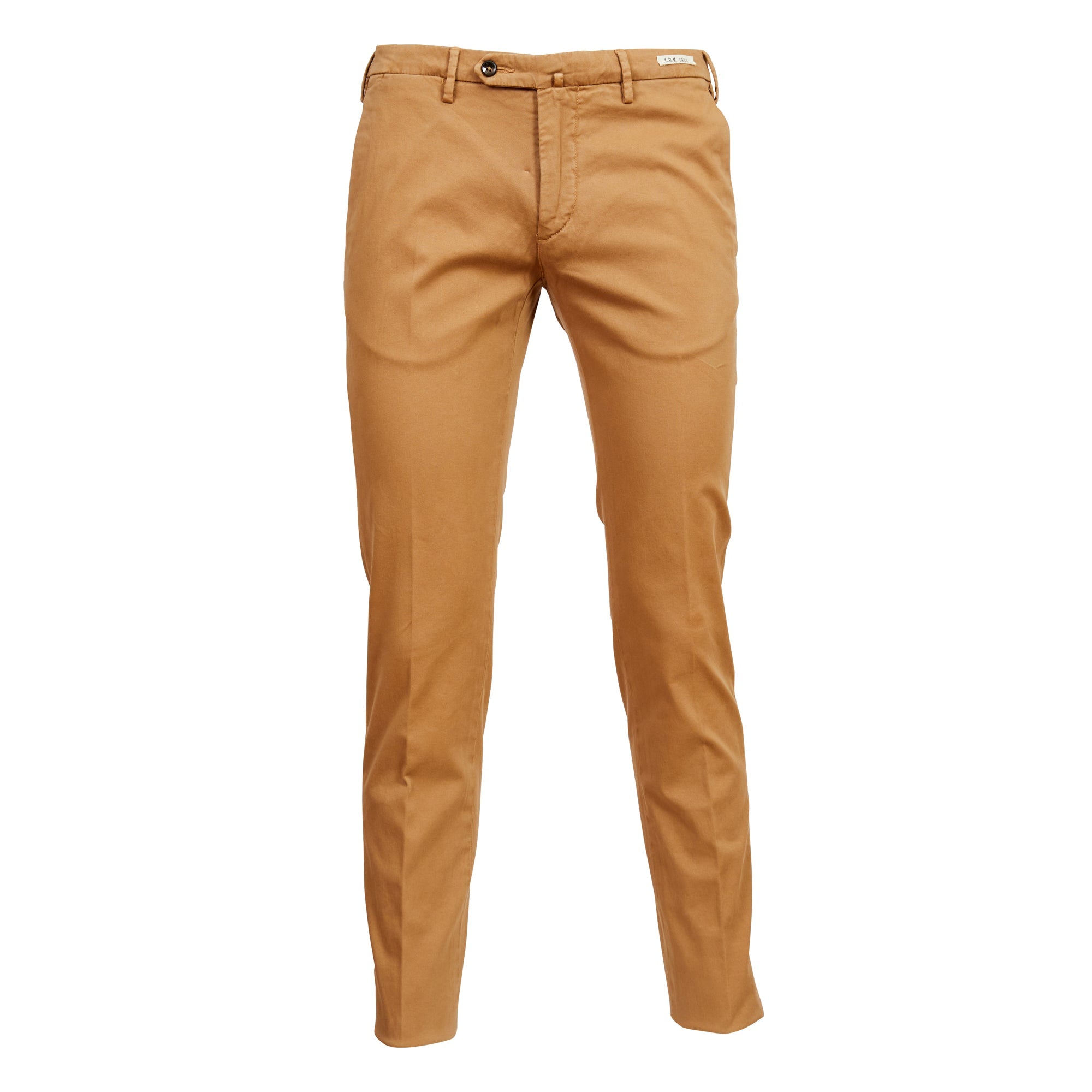 L.B.M 1911 Cotton Elastic Trouser CAMEL REG - Henry BucksChinos38AW230023 - CAMEL - R - 48