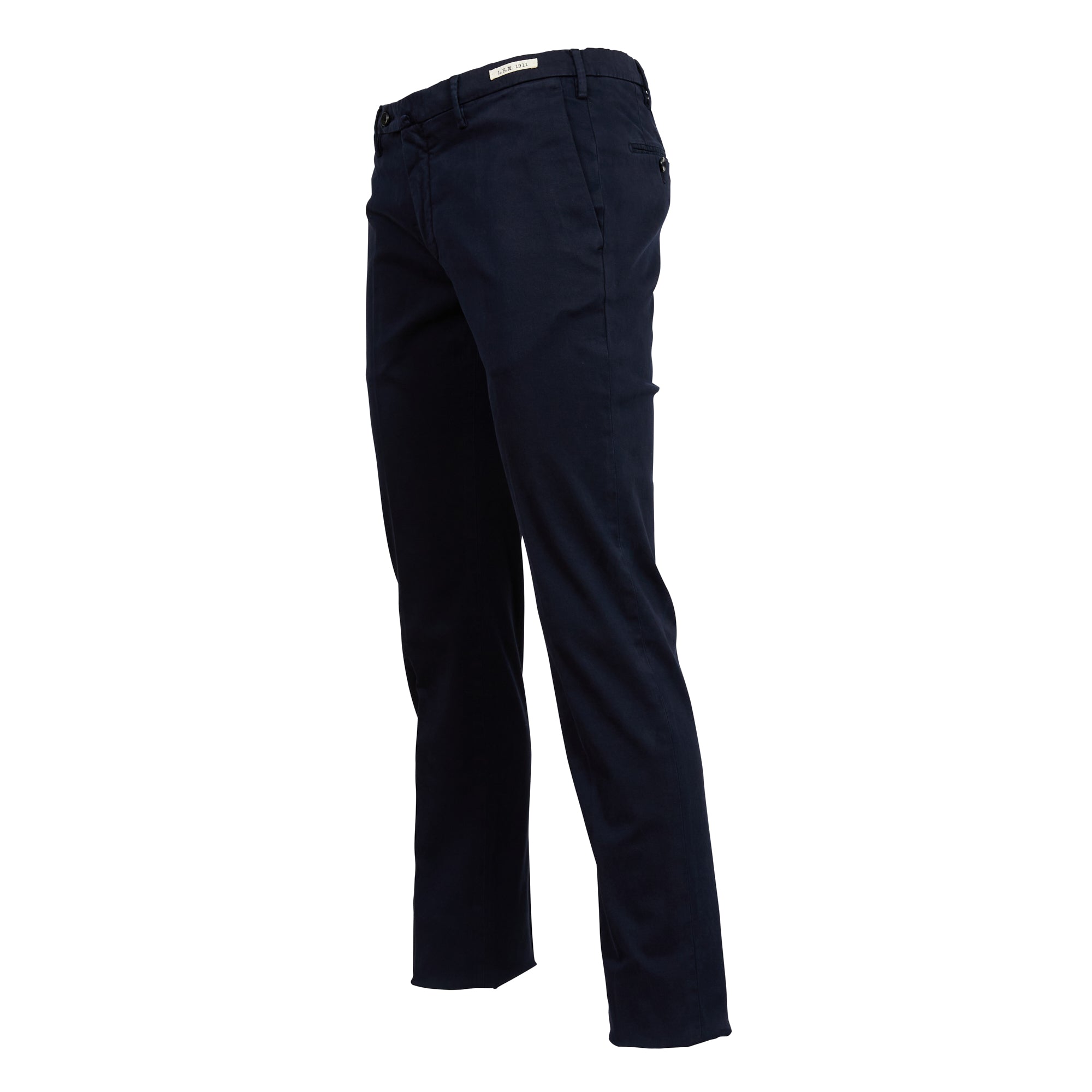 L.B.M 1911 Cotton Elastic Trouser NAVY REG - Henry BucksChinos38AW230024 - NAVY - R - 48