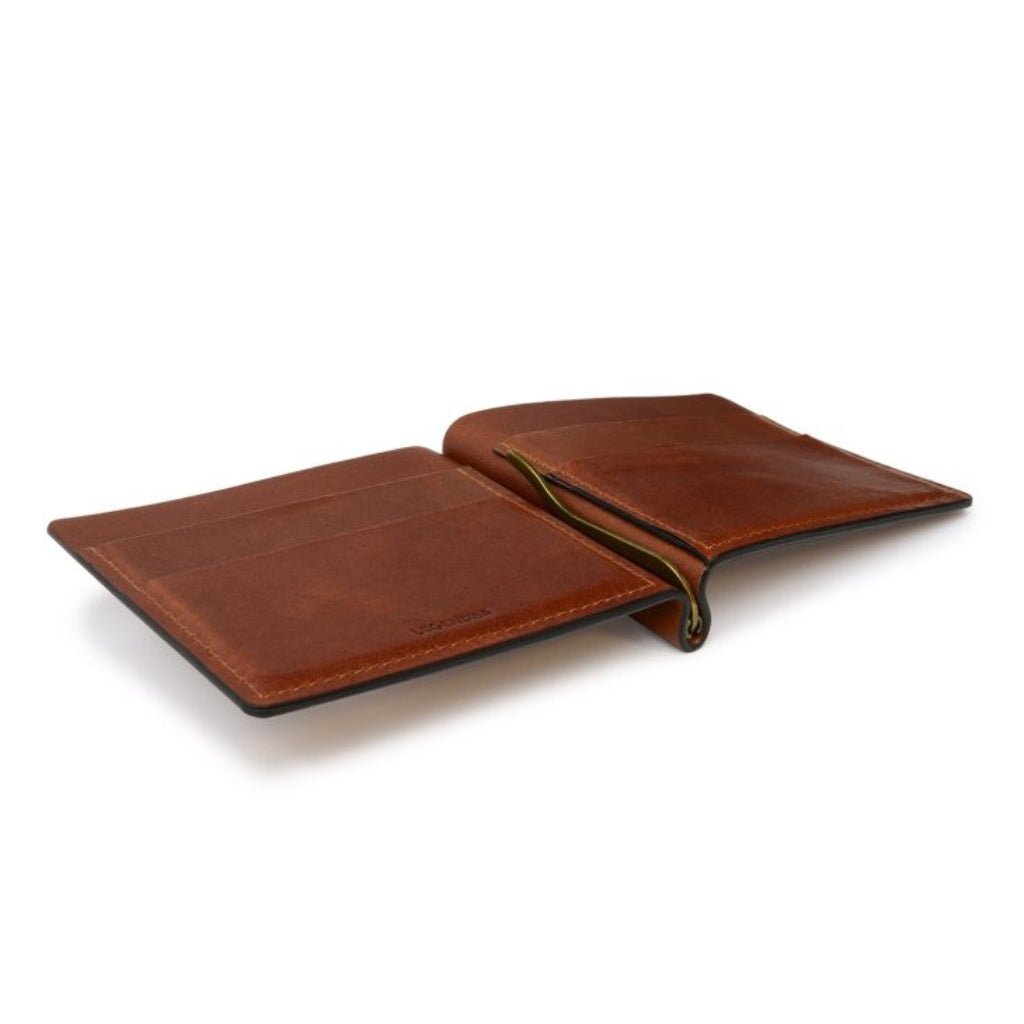 LEGENDÄR Clyp Leather Wallet CHESTNUT - Henry Bucks