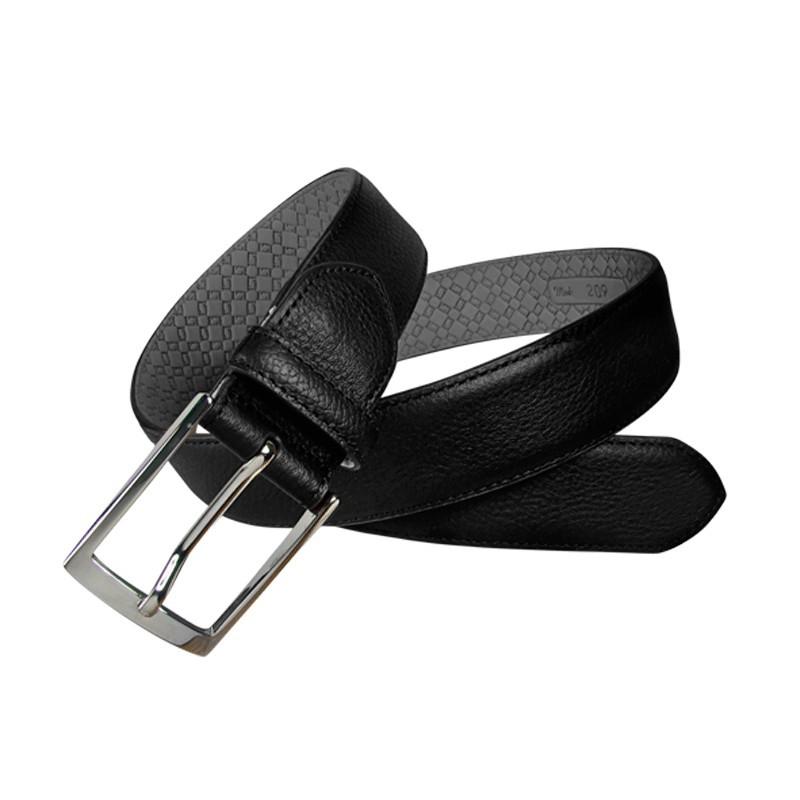 LEYVA Grained Calf Leather Men's Belt 209 - Henry BucksBelts3400211 - BLCK - 30