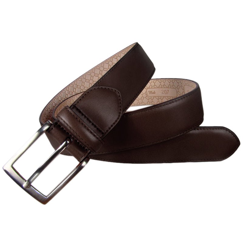 LEYVA Saddle Leather Men's Belt 207 - Henry BucksBelts3400212 - BRWN - 30