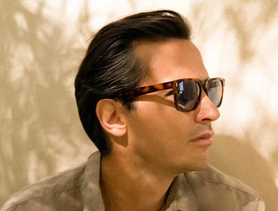 L.G.R JAMBO Sunglasses Havana Bordeaux 65 // Green G15 Gradient - Henry Bucks