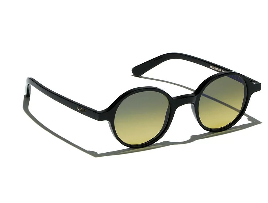 L.G.R Reunion Logo Sunglasses BLACK - Henry Bucks