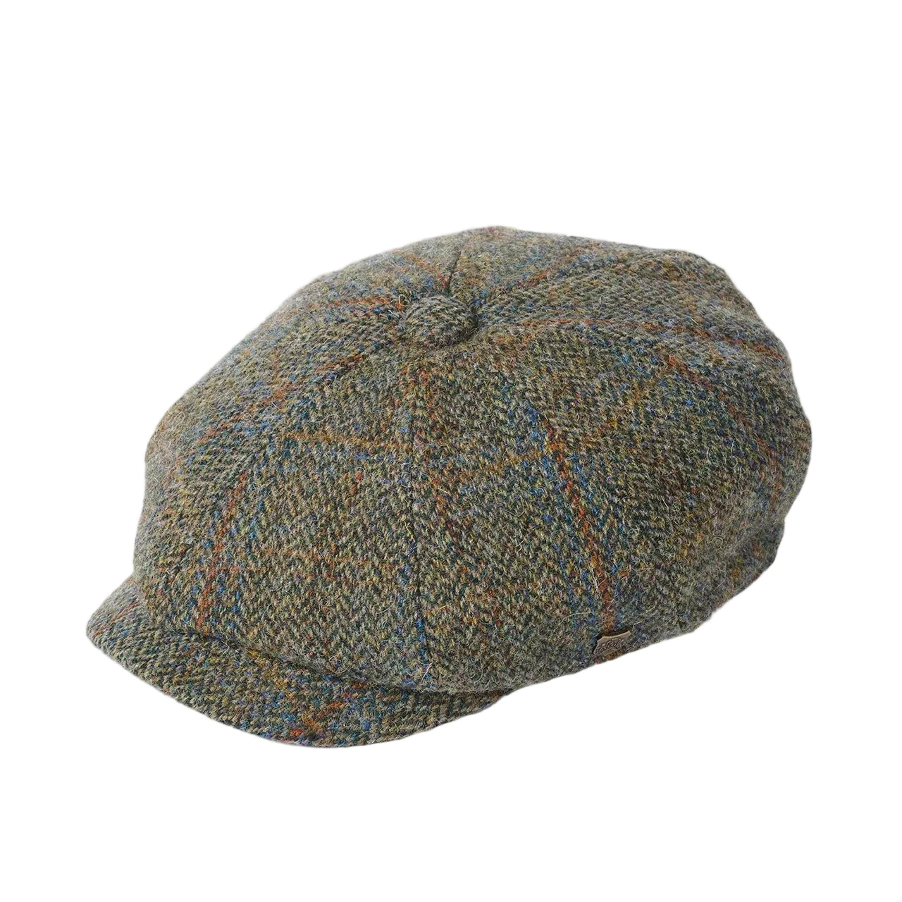 FAILSWORTH Carloway Harris Tweed Baker Boy Cap LIGHT BROWN