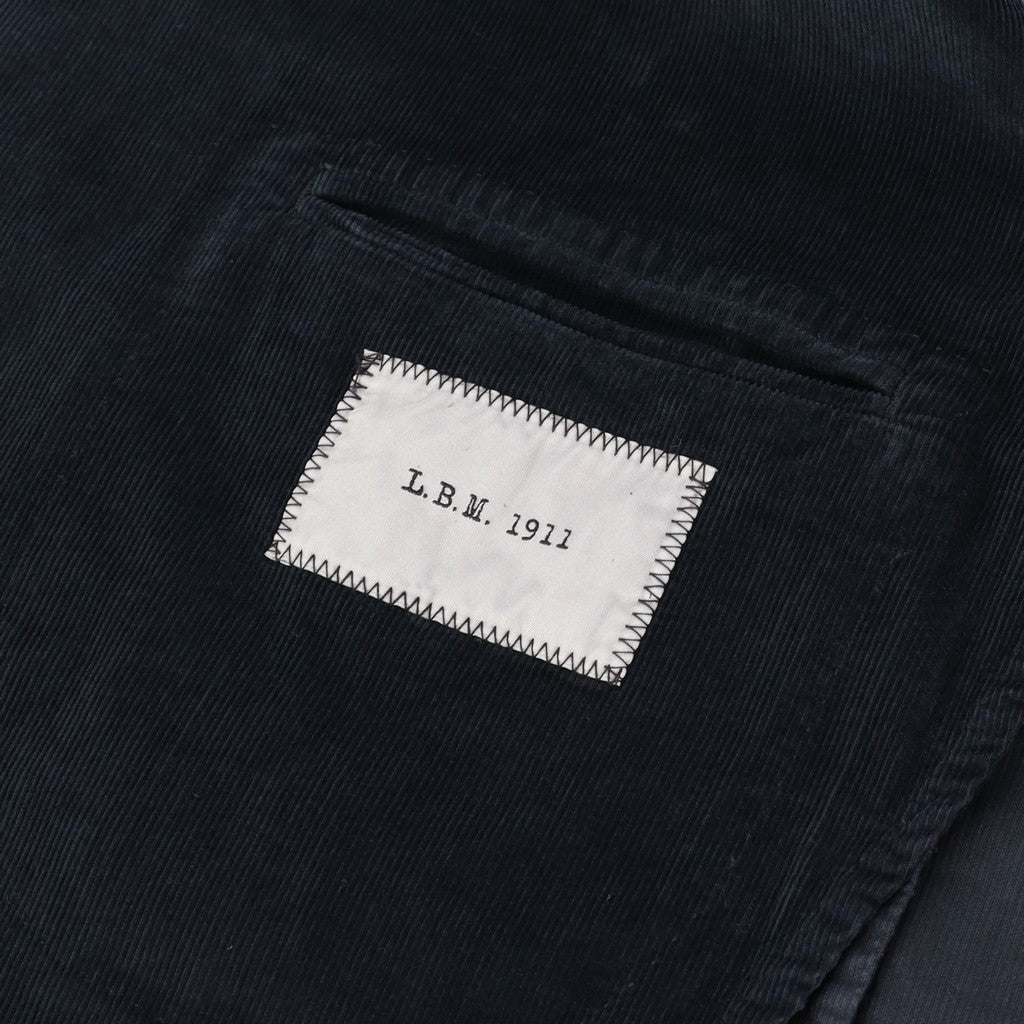 LUBIAM 1911 Cotton Stretch Single Breasted Blazer NAVY - Henry Bucks