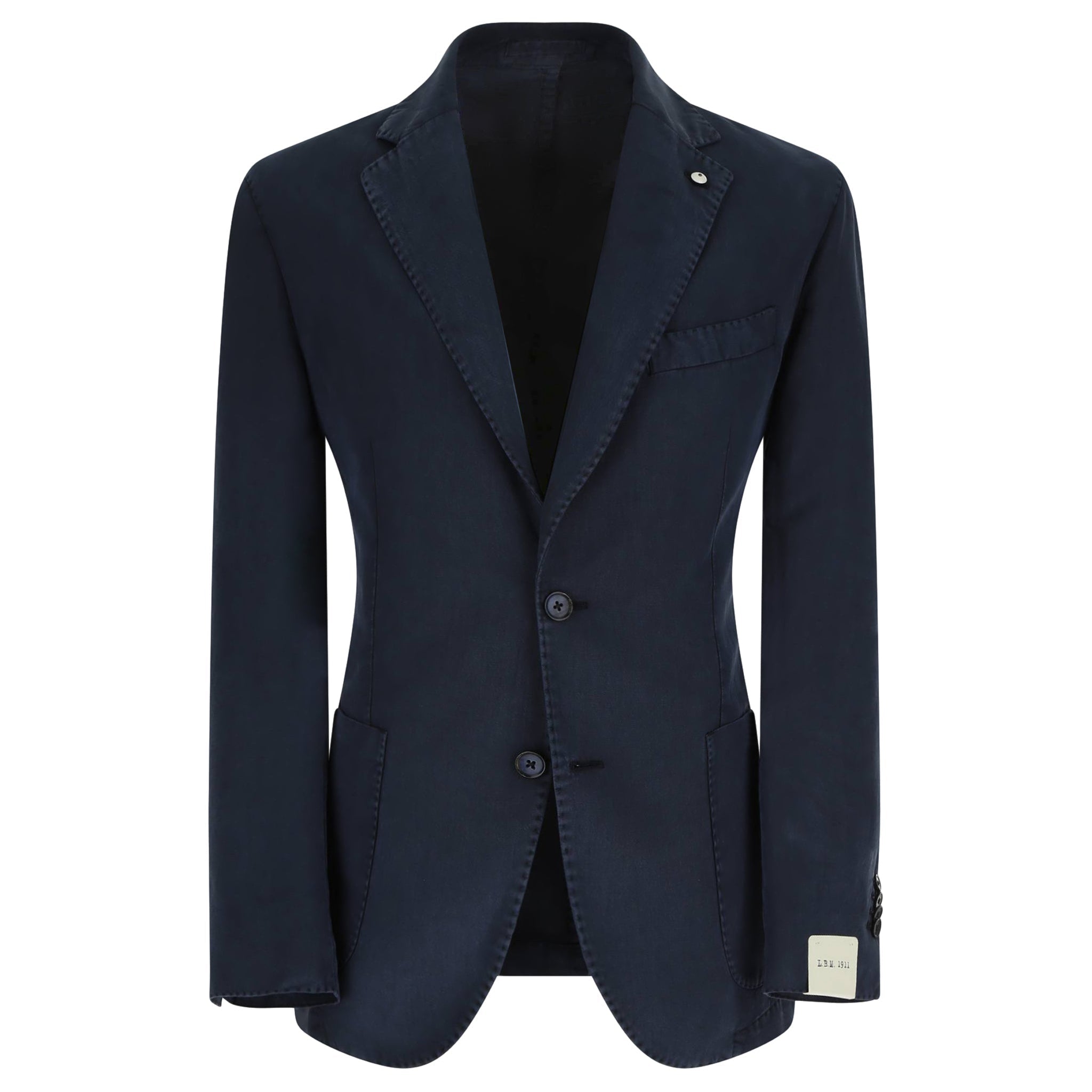 LUBIAM 1911 Lyocell Blend Blazer NAVY REG - Henry Bucks