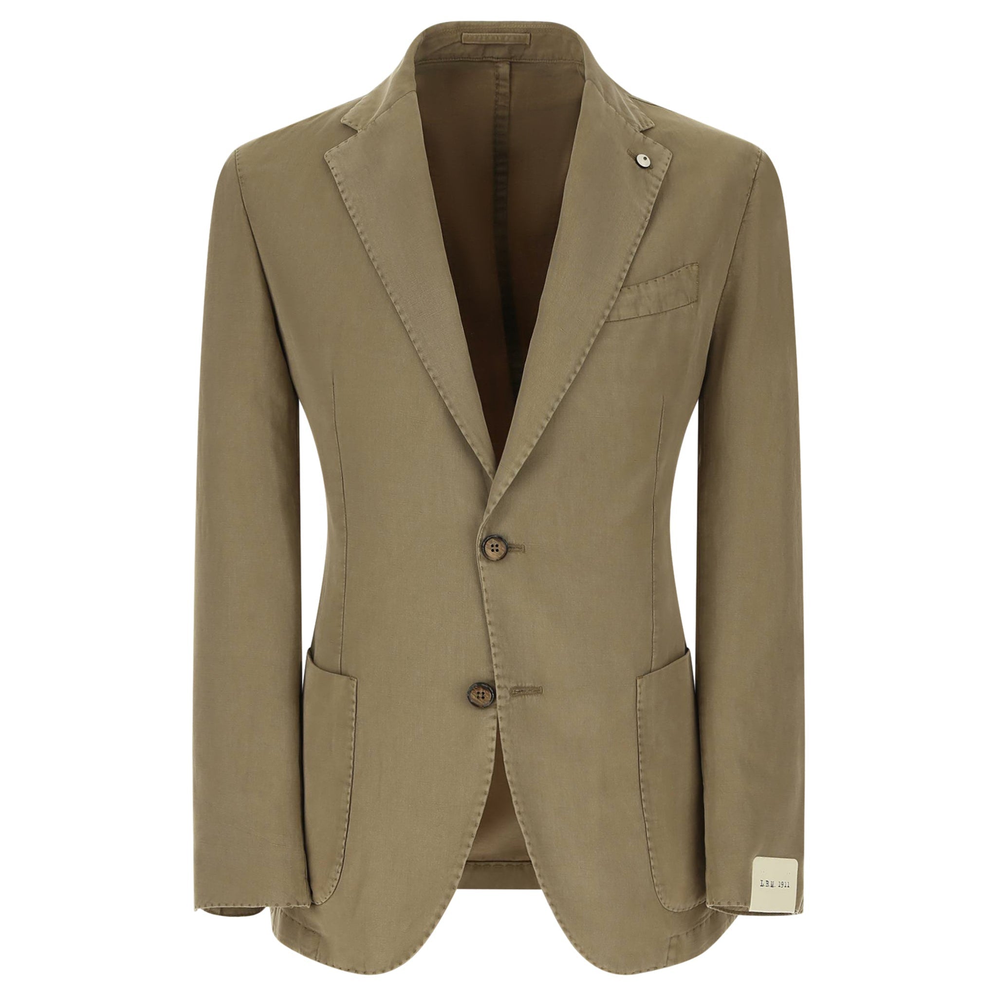 LUBIAM 1911 Lyocell Blend Blazer OLIVE REG - Henry Bucks