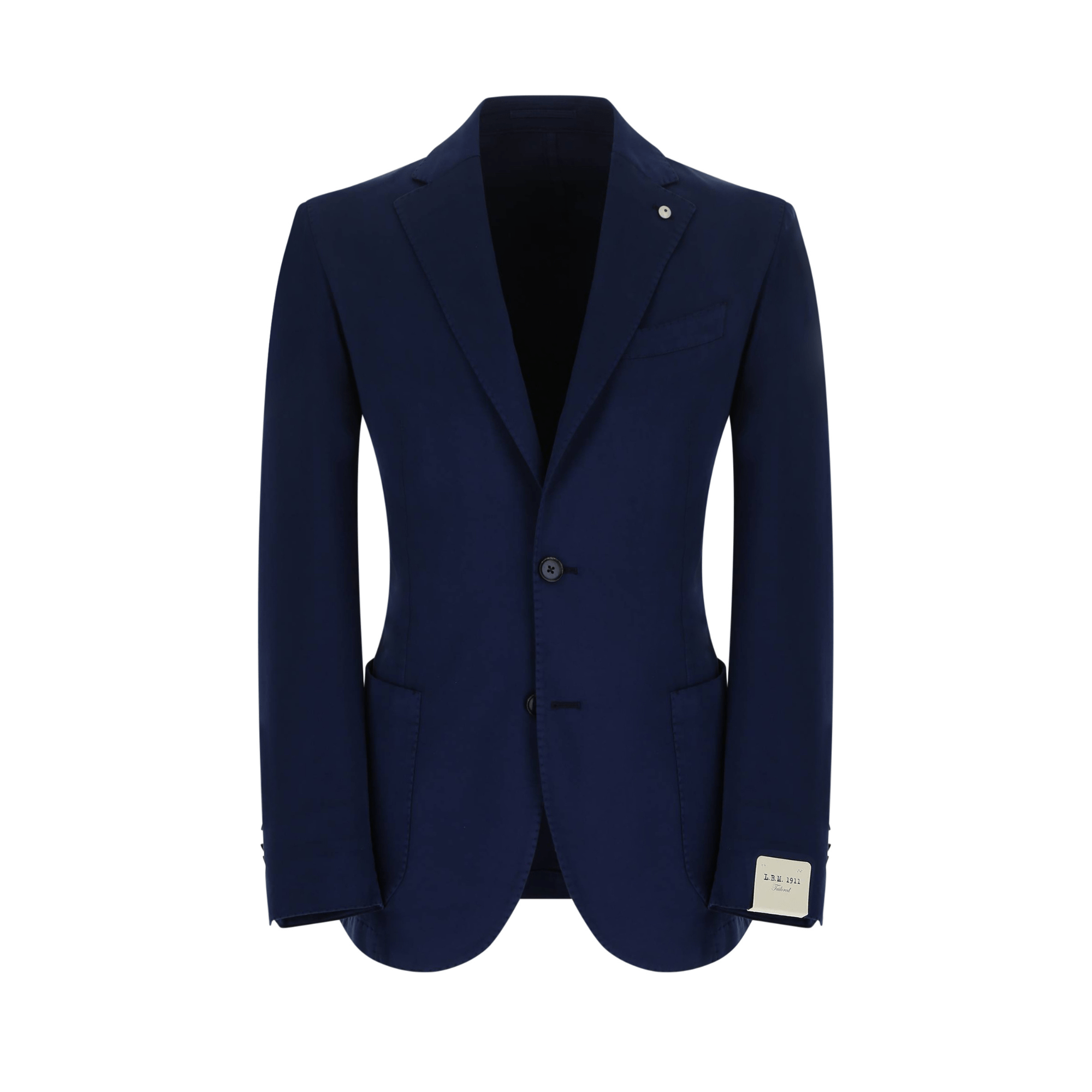LUBIAM 1911 Notch Lapel Single Breasted Blazer NAVY REG - Henry Bucks