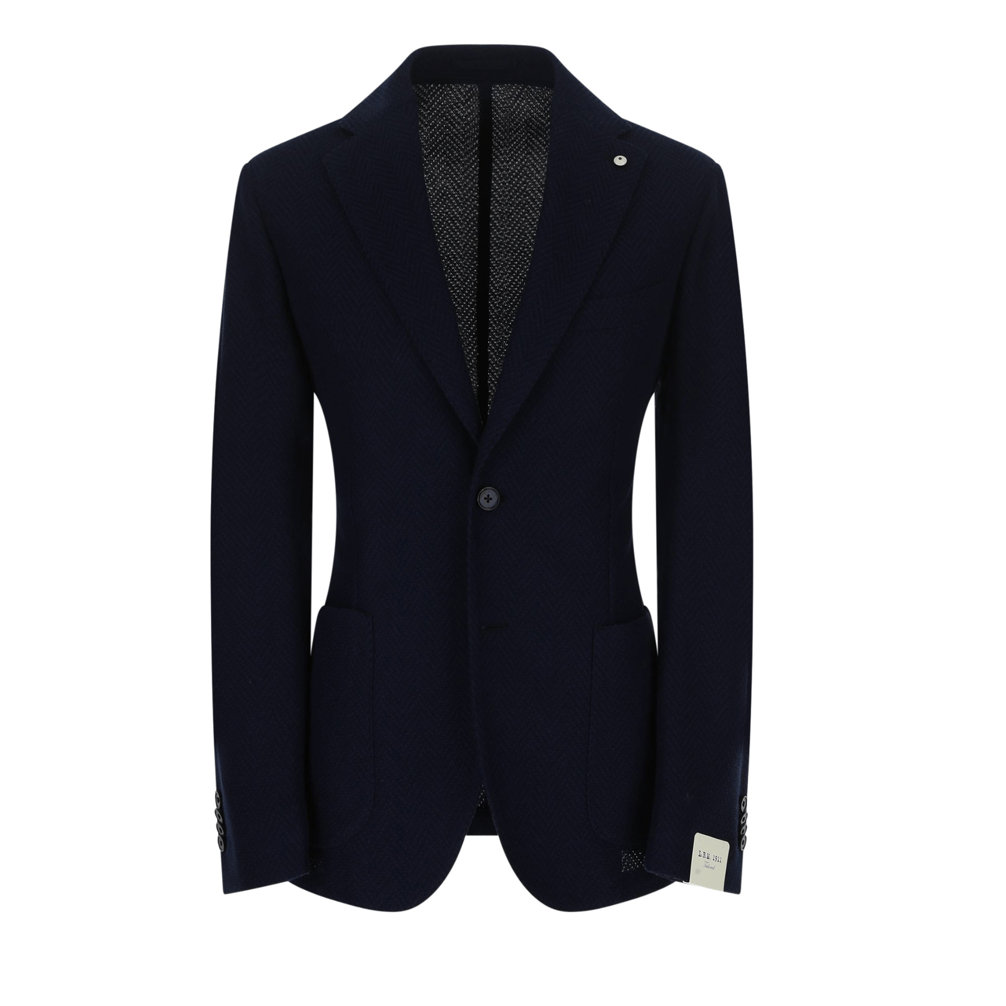 LUBIAM 1911 Notch Lapel Single Breasted Blazer NAVY REG - Henry Bucks