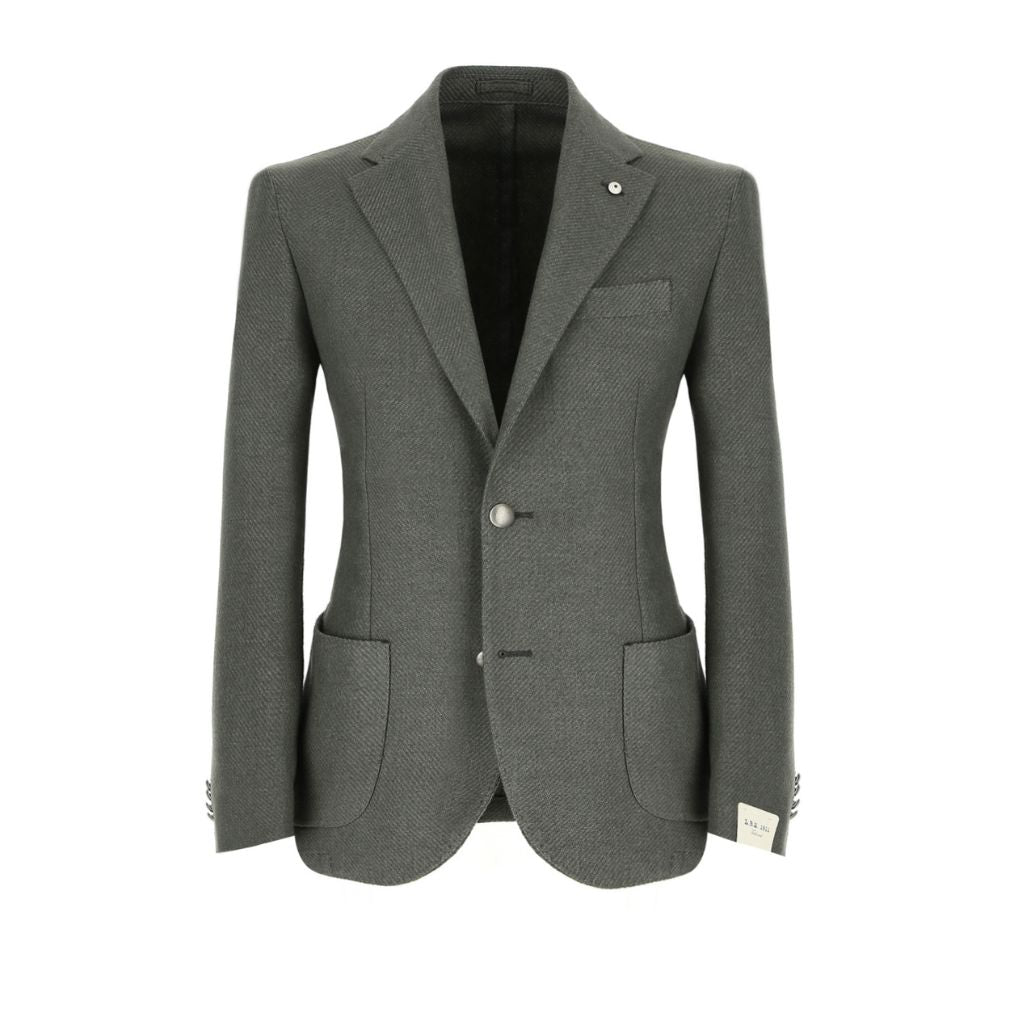 LUBIAM 1911 Notch Lapel Single Breasted Blazer OLIVE REG - Henry Bucks