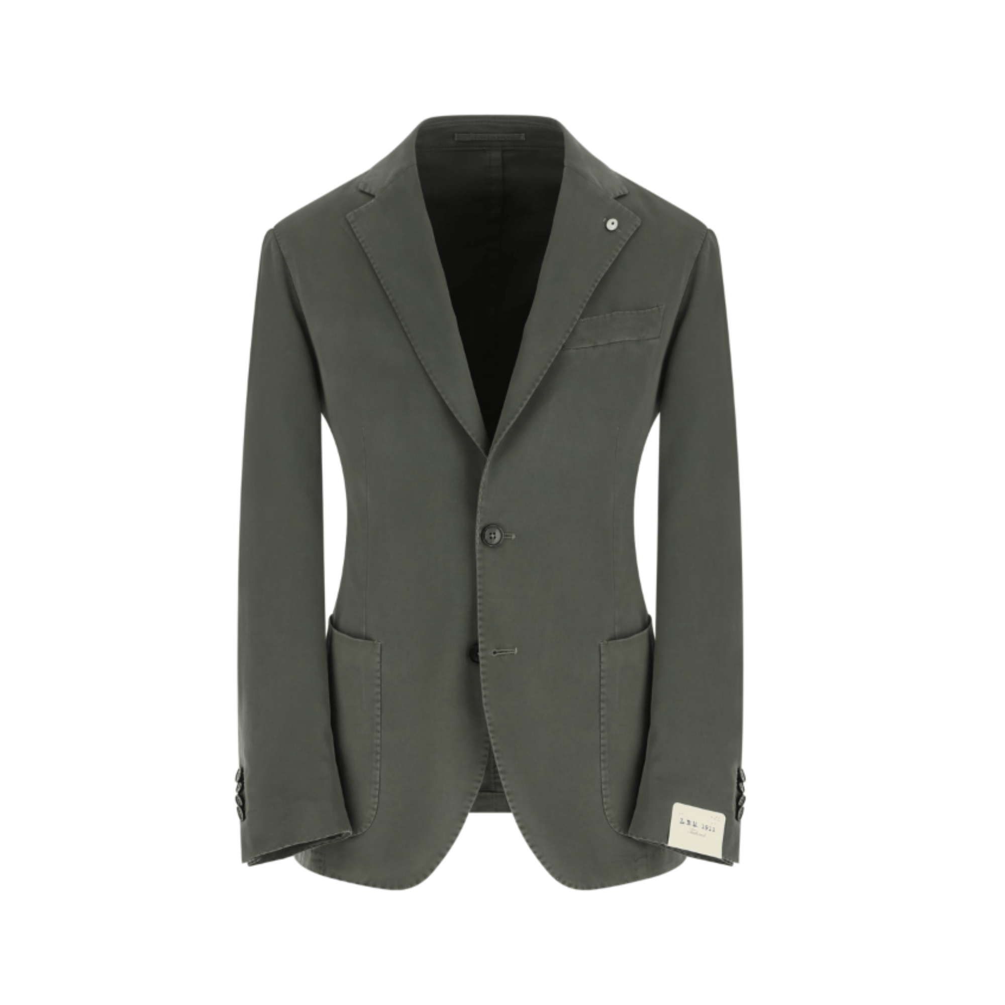 LUBIAM 1911 Notch Lapel Single Breasted Blazer OLIVE REG - Henry Bucks