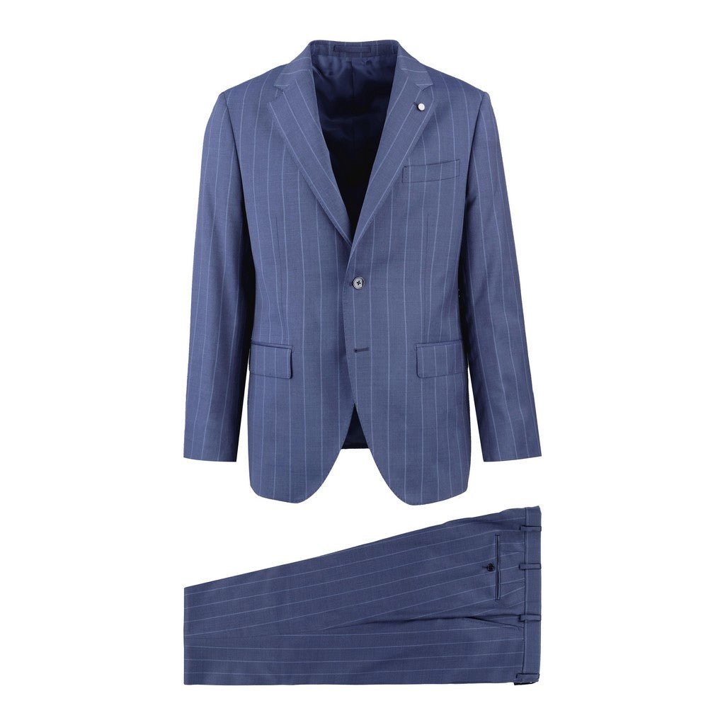 LUBIAM 1911 Regent Wool Suit NAVY REG - Henry Bucks