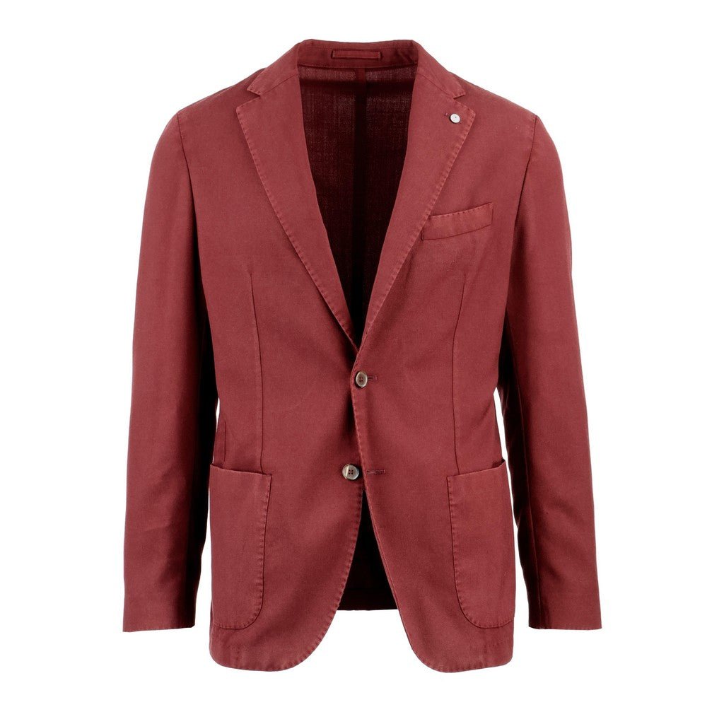 LUBIAM 1911 Wool Blazer MAROON REG - Henry Bucks