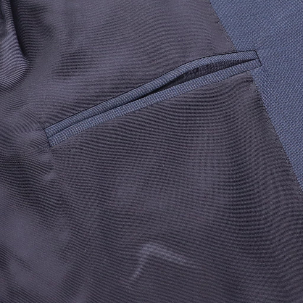 LUBIAM 1911 Wool Single Breasted Notch Suit NAVY - Henry Bucks