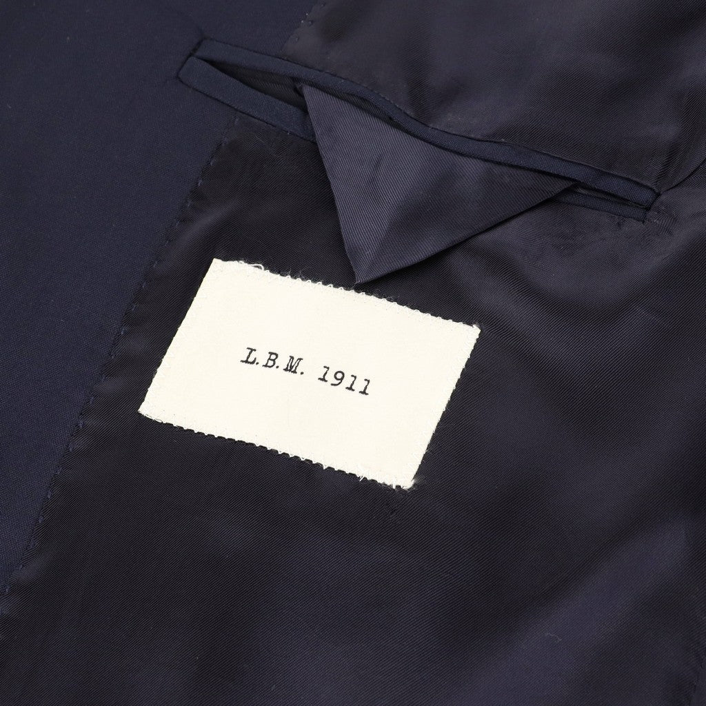 LUBIAM 1911 Wool Single Breasted Notch Suit NAVY - Henry Bucks