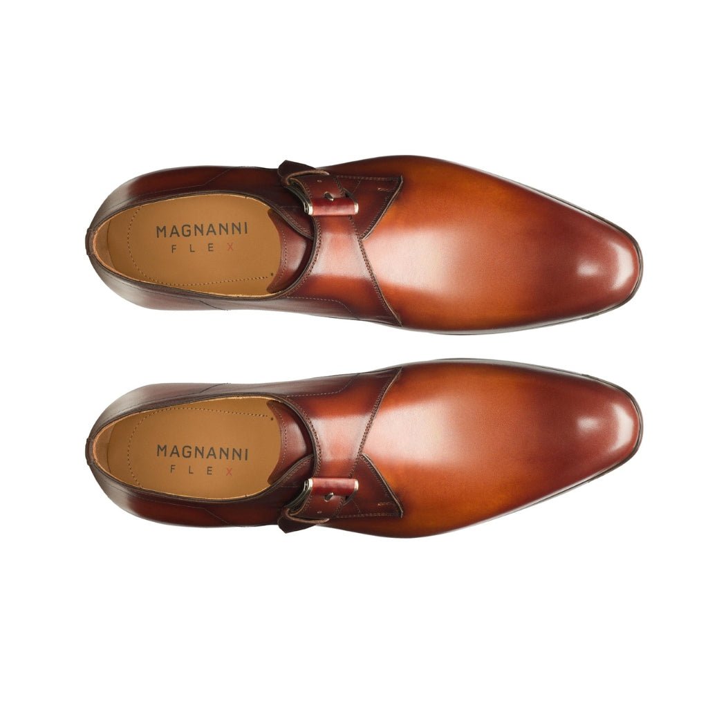 MAGNANNI Mansfeld Leather Shoe COGNAC - Henry Bucks