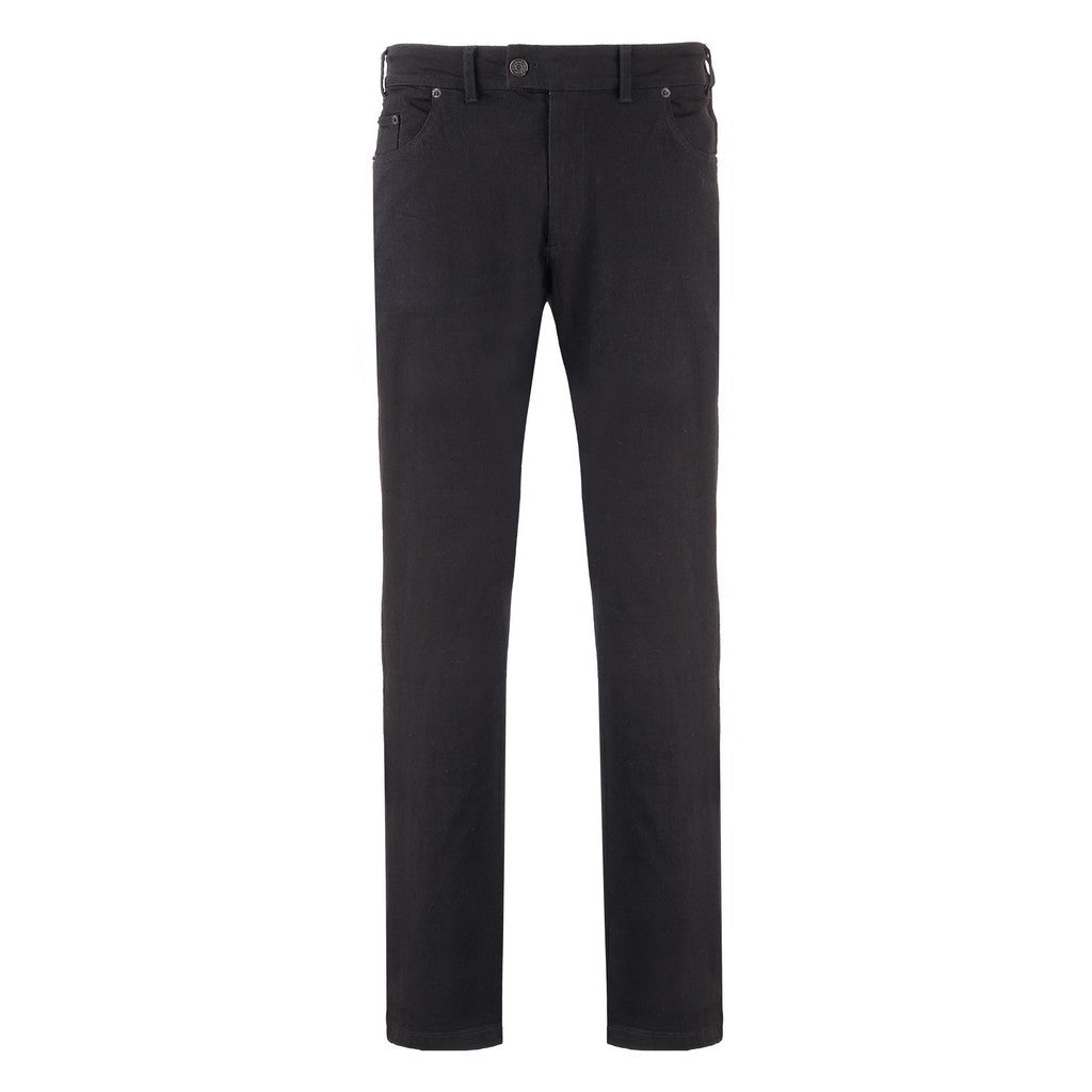MCKINNON 5 Pocket Cotton Jeans BLACK - Henry Bucks