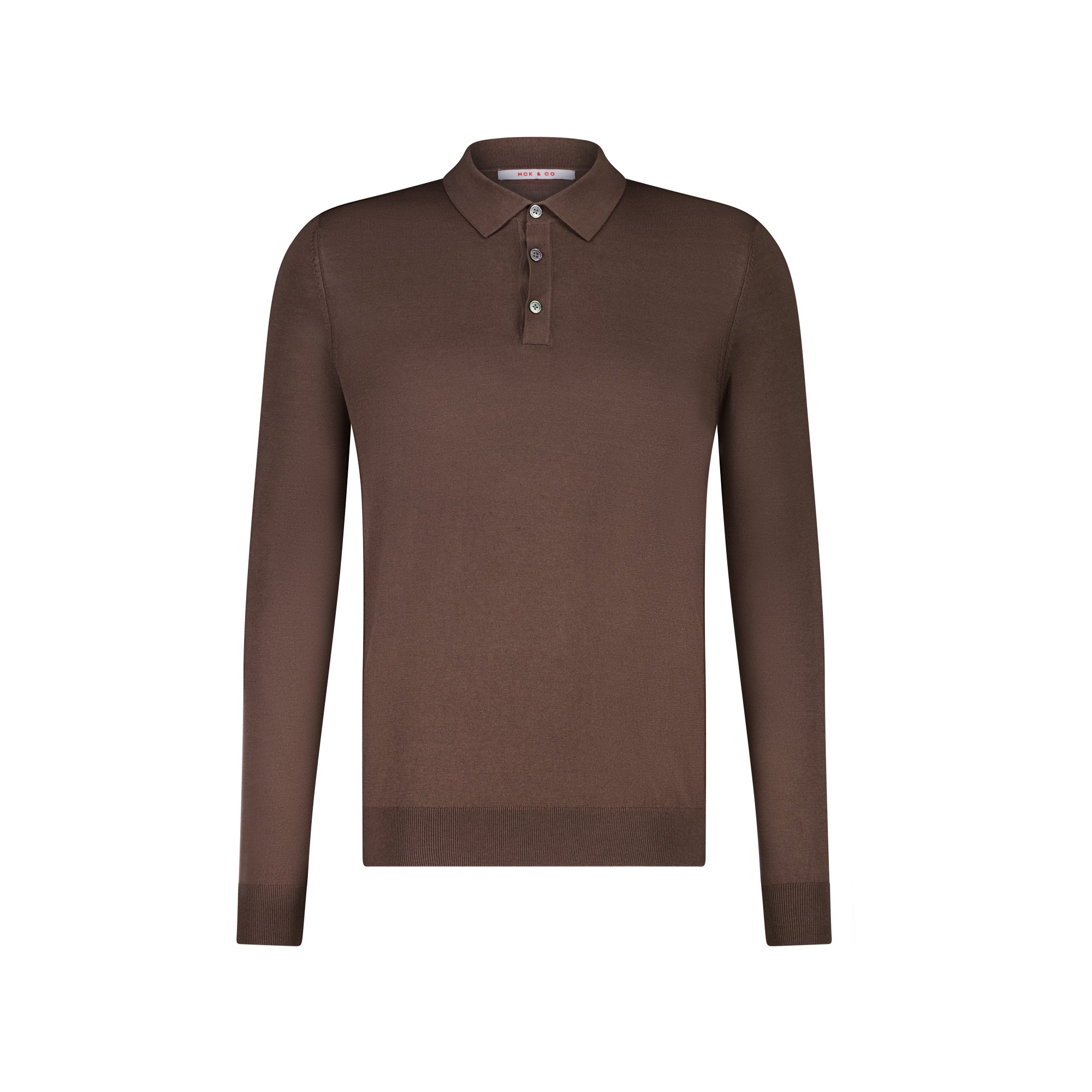 MCKINNON Buttoned Long Sleeve Shirt BROWN - Henry BucksPolo61SS230016 - BROWN - M