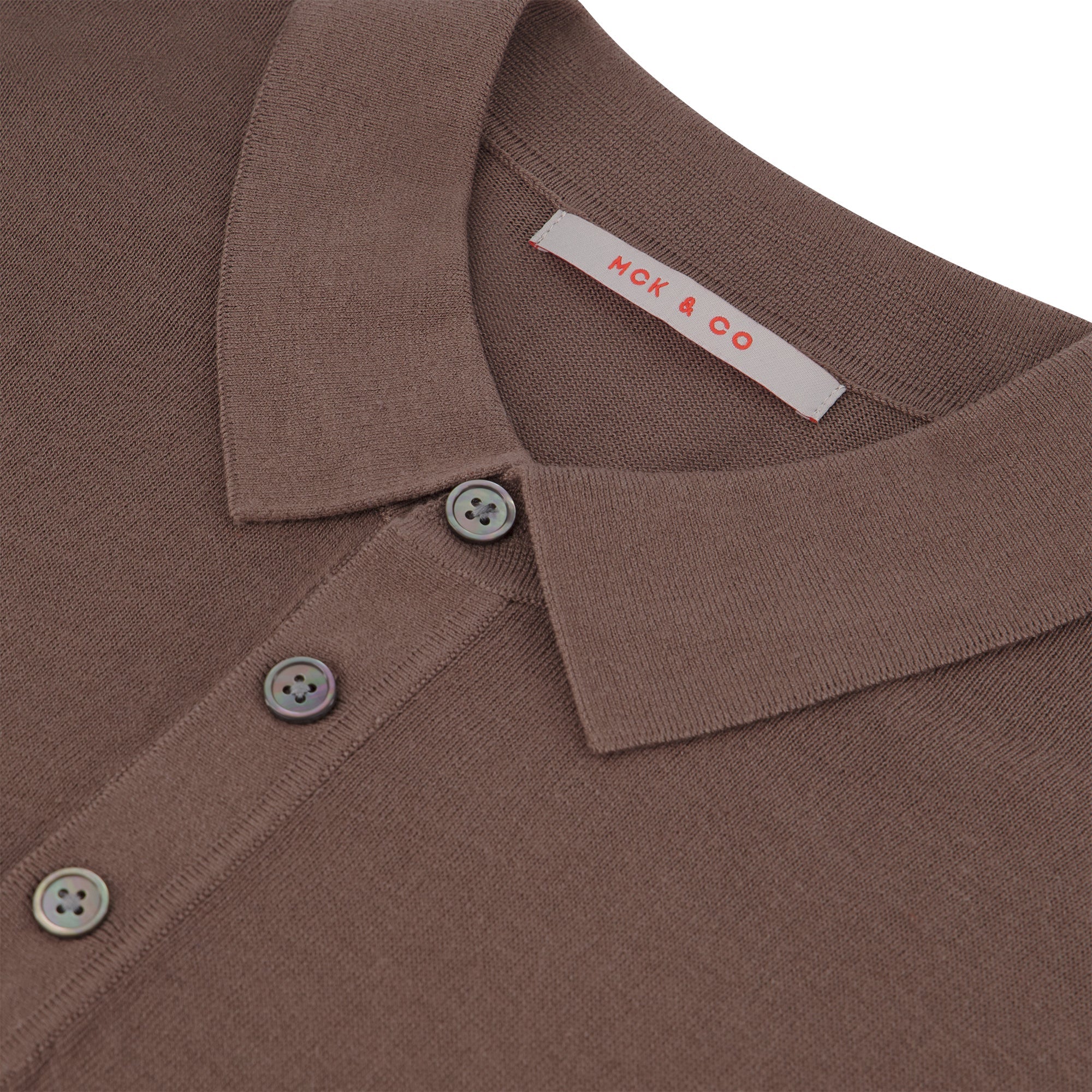 MCKINNON Buttoned Long Sleeve Shirt BROWN - Henry BucksPolo61SS230016 - BROWN - M
