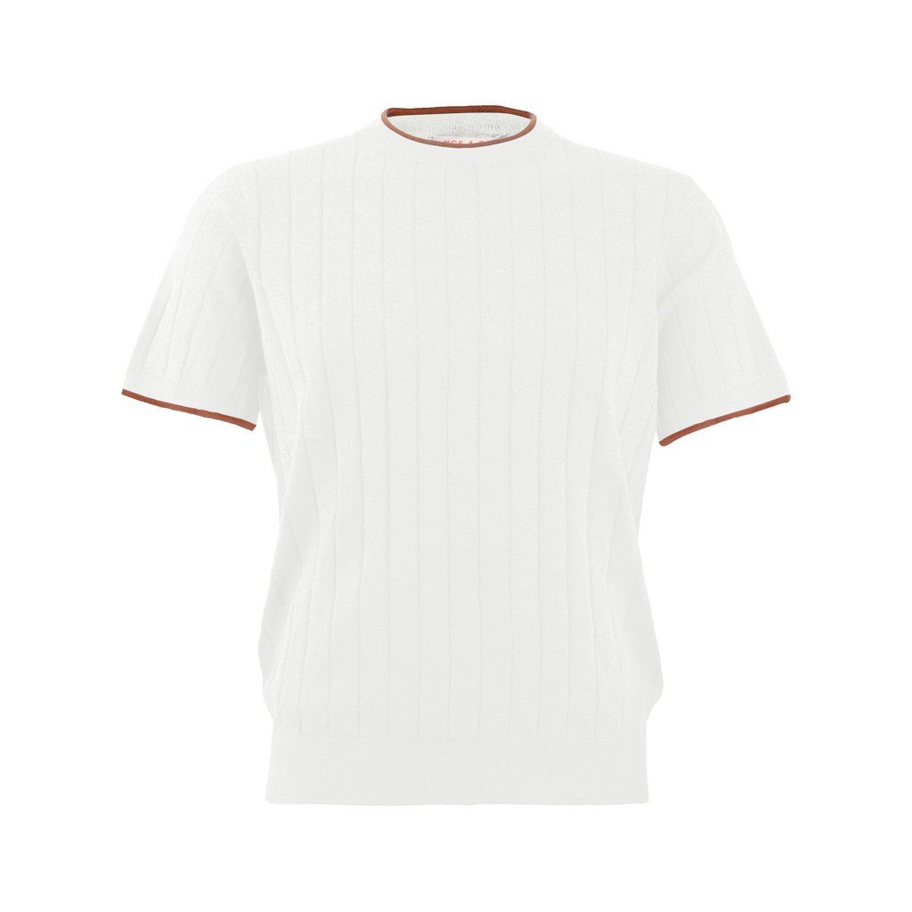 MCKINNON & CO Cotton Crew Neck T-Shirt WHITE - Henry Bucks