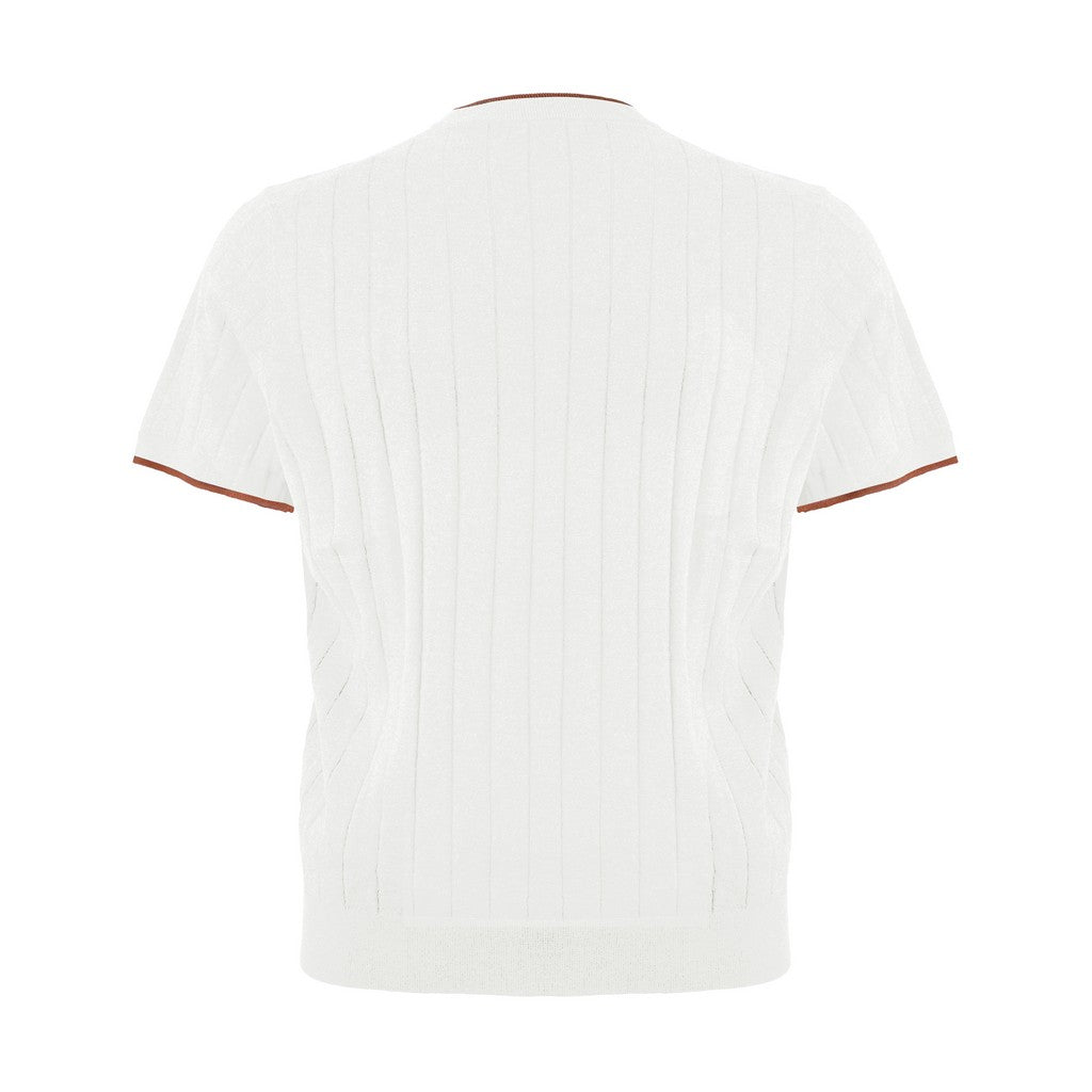 MCKINNON & CO Cotton Crew Neck T-Shirt WHITE - Henry Bucks