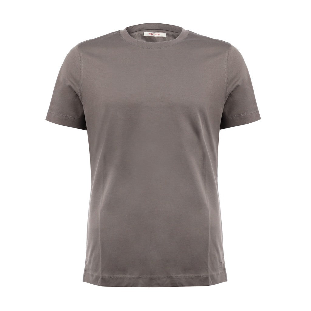 MCKINNON & CO Cotton Short Sleeve T-Shirt GREY - Henry Bucks
