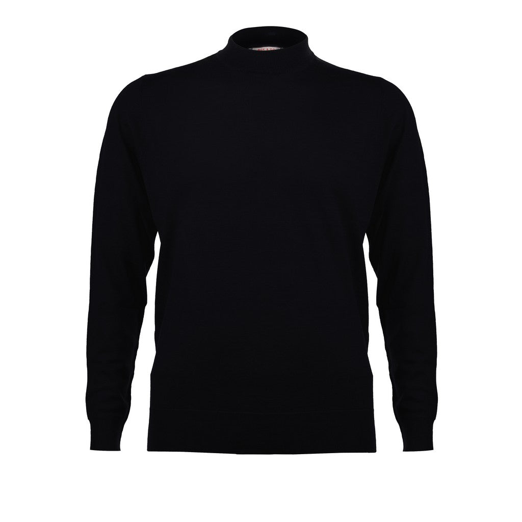 MCKINNON & Co Crew Neck Knit JET BLACK - Henry Bucks
