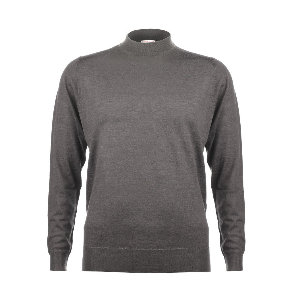 MCKINNON & Co Crew Neck Knit WARM GREY - Henry Bucks
