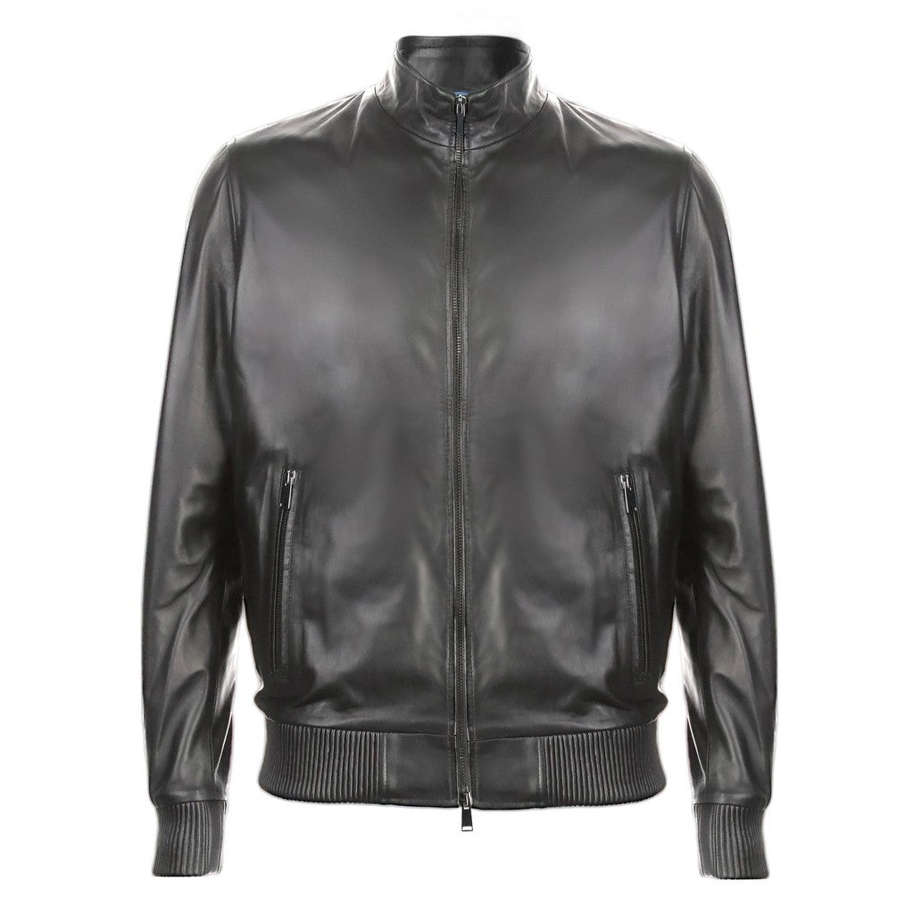 MCKINNON & CO Nappa Leather Blouson BLACK REG - Henry Bucks