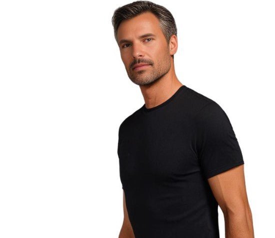 MCKINNON & CO Plain Jersey Short Sleeve T-Shirt BLACK - Henry Bucks