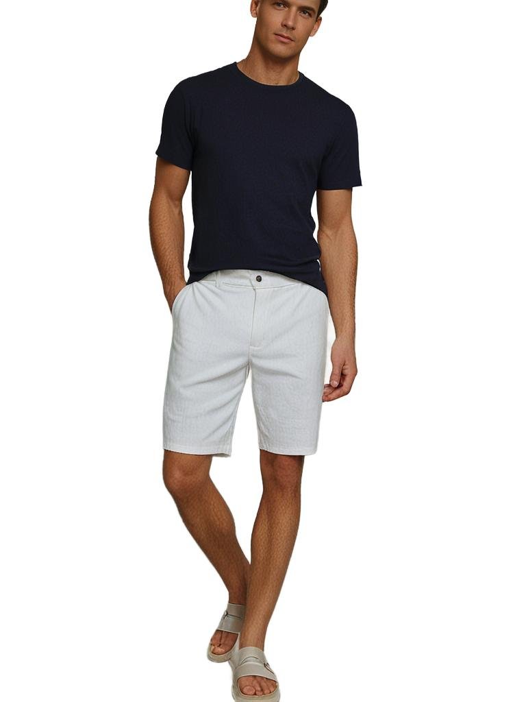 MCKINNON & CO Plain Jersey Short Sleeve T-Shirt NAVY - Henry Bucks