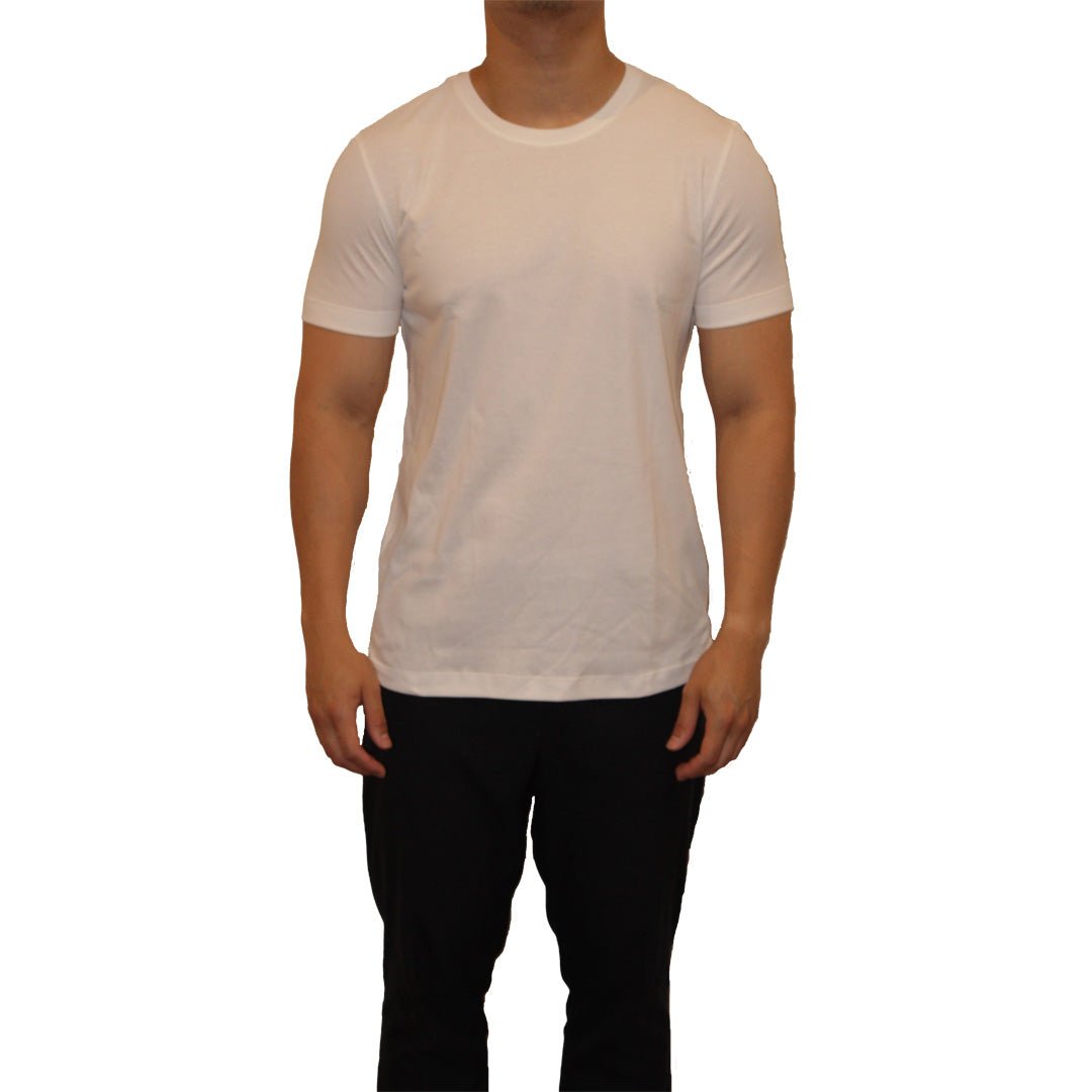 MCKINNON & CO Plain Jersey Short Sleeve T - Shirt WHITE - Henry BucksT - Shirts61AW240023 - WHTE - SM