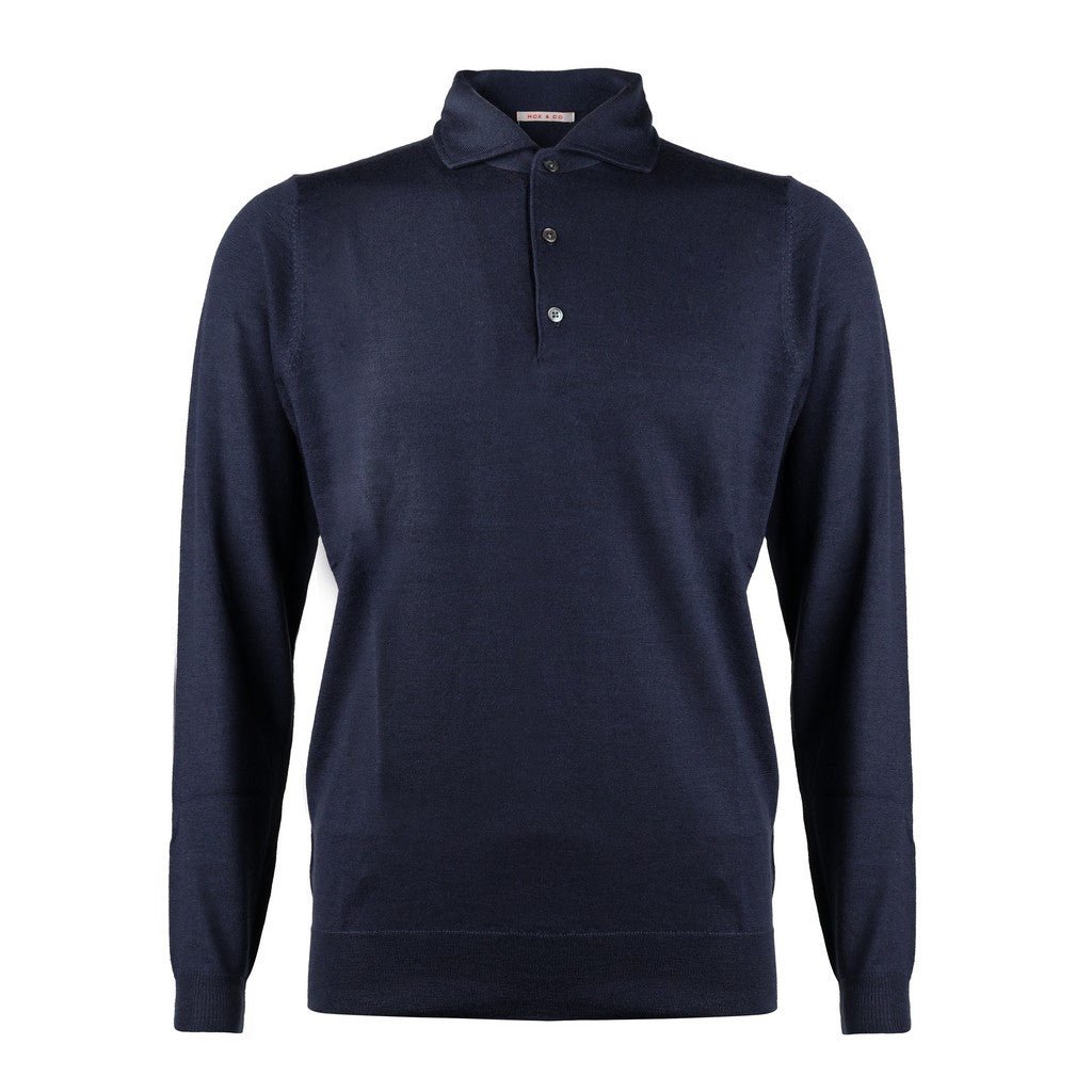 MCKINNON & CO Polo Button Knit DENIM - Henry Bucks